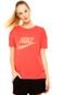 Camiseta Nike Sportswear W Signal Tee Logo Vermelha - Marca Nike Sportswear