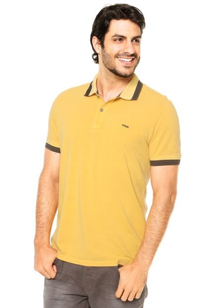 Camisa Polo Básica Amarela - Marca Forum