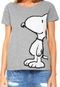 Camiseta FiveBlu Snoopy Estampada Cinza - Marca FiveBlu