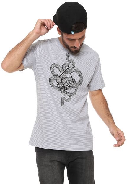 Camiseta MCD Snakes Branca/Preta - Marca MCD