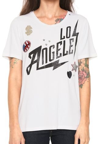 Camiseta Replay Los Angeles Branca