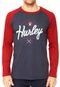 Camiseta Hurley Raglan Fireside Azul - Marca Hurley