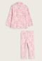 Pijama Infantil Tip Top Longo Coelho Rosa - Marca Tip Top