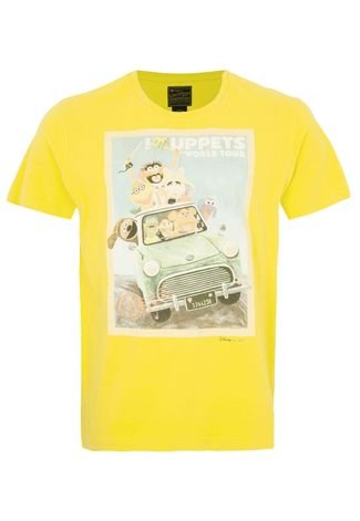 Camiseta Colcci Disney Fun Amarela