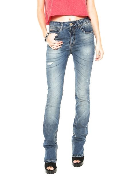 Calça Jeans Colcci Flare Puída Azul - Marca Colcci