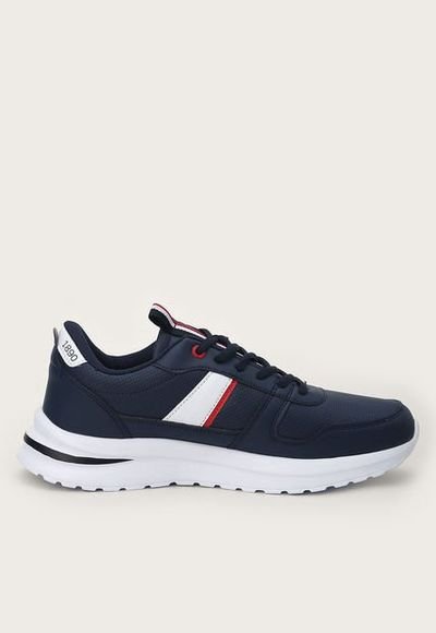 Tenis Lifestyle Azul Navy Rojo Blanco Us Polo Assn Compra Ahora
