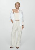 Regata Mango Ajustada LIsa Off-White - Marca Mango