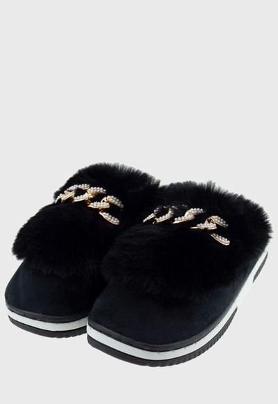Pantufla Sugar Negro Topsoc Compra Ahora Dafiti Chile
