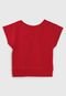 Blusa Kyly Infantil Top Vermelha - Marca Kyly
