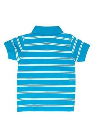 Camisa Polo Tommy Hilfiger Kids Azul