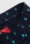 Conjunto 2pçs Kyly Curto Infantil Tubarão Verde/Azul-Marinho - Marca Kyly