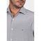 Camisa Aramis Regular Social Tricoline Falso Liso Cinza - 38 - Marca Aramis