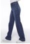 Calça Jeans Feminina Reta Confy Escura Sob Azul - Marca SOB