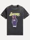 Camiseta Reserva Masculina Estampada Mascote Lakers Chumbo - Marca Reserva