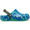 Sandália crocs baya graphic clog t blue bolt/multi Azul - Marca Crocs