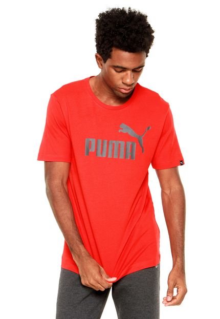 Camiseta Puma Ess No.1 Vermelha - Marca Puma