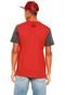Camiseta Element Brandon Vermelha/Cinza - Marca Element