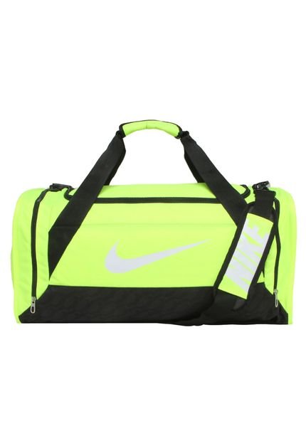 Bolsa Nike Brasilia 6 Duffel Medium Verde/Preta - Marca Nike