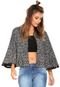 Cardigan Sommer Estampado Preto - Marca Sommer