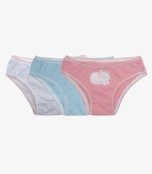 Kit Calcinha Infantil Select Rosa - Marca Select