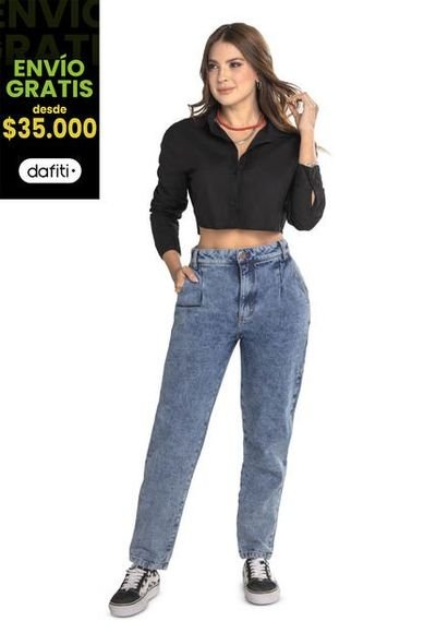 Jeans mujer dafiti online