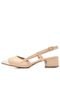 Scarpin DAFITI SHOES Recorte Nude - Marca DAFITI SHOES