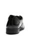 Sapato Social Couro Pegada Bico Quadrado Preto - Marca Pegada