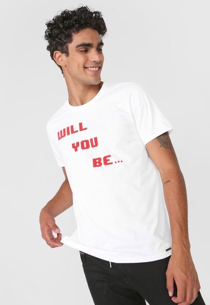 Camiseta Enfim Will You Be... Branca - Marca Enfim