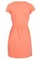 Vestido FiveBlu Franzidos Coral - Marca FiveBlu