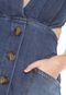 Vestido Jeans Colcci Midi Botões Azul - Marca Colcci