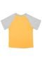 Camiseta GAP Infantil Bicolor Amarela - Marca GAP