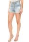 Short Jeans Colcci Hot Pant Estonado Azul - Marca Colcci