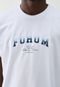 Camiseta Forum Reta Logo Branca - Marca Forum