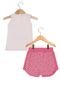 Conjunto Curto Kika Girly Infantil Rosa - Marca Kiko