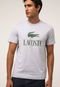Camiseta Lacoste Logo Cinza - Marca Lacoste