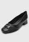 Scarpin Comfortflex Baixo Preto - Marca Comfortflex