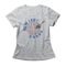 Camiseta Feminina Cut Carbs - Mescla Cinza - Marca Studio Geek 
