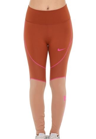 Legging Nike One Tight Sd Caramelo - Compre Agora