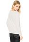 Blusa Canal Lisa Off-White - Marca Canal