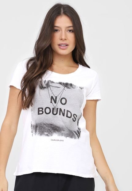 Blusa Calvin Klein Jeans No Bounds Branca - Marca Calvin Klein Jeans