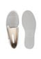 Slipper Flatform Moleca Tela Prata - Marca Moleca