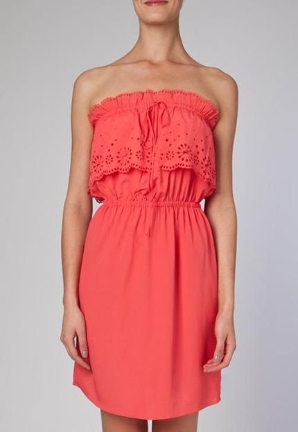 Vestido Maria Garcia Flowers Coral - Marca Maria Garcia