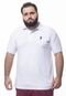 Kit 2 Camisas Polo Plus Size - Marinho e Branca - Marca Polo Marine