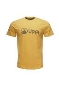 Polera Hombre Logo Lippi UV-Stop T-Shirt Mostaza Lippi
