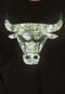 Camiseta New Era Polka Camu Chicago Bull Preta - Marca New Era