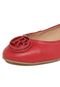 Sapatilha Couro Raphaella Booz Basic Vermelho - Marca Raphaella Booz