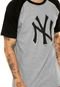 Camiseta New Era New York Yankees MLB Cinza - Marca New Era