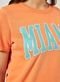 Camiseta Laranja College Miami - Marca Youcom
