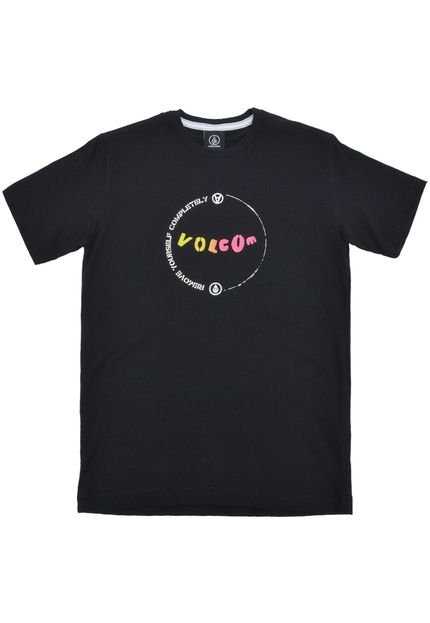 Camiseta Volcom Estampada Infantil Preta - Marca Volcom