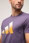 Camiseta adidas Performance Run Icon Lilás - Marca adidas Performance